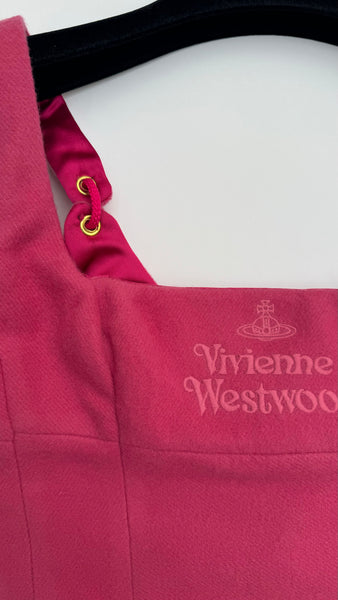 UPCYCLED - VIVIENNE WESTWOOD WOOL CORSET SKIRT SET - PINK