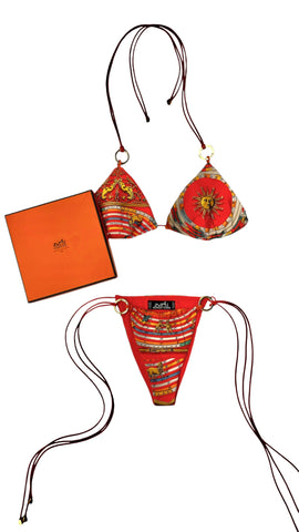 UPCYCLED - HERMES SILK SCARF BIKINI