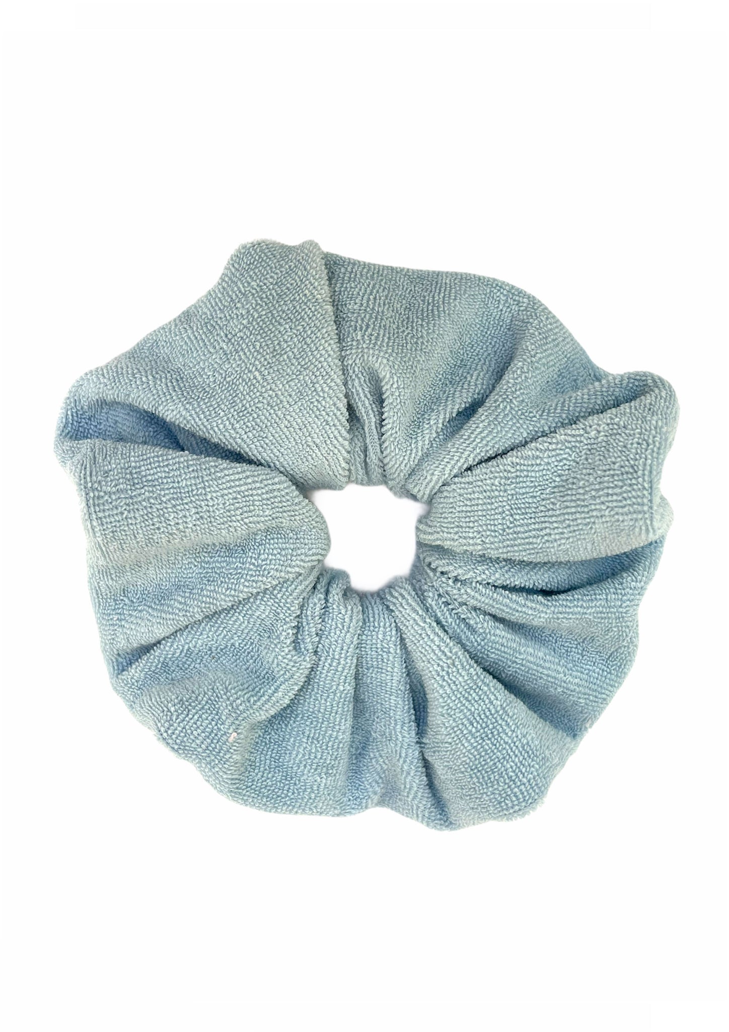 Baby Blue Towel Scrunchie