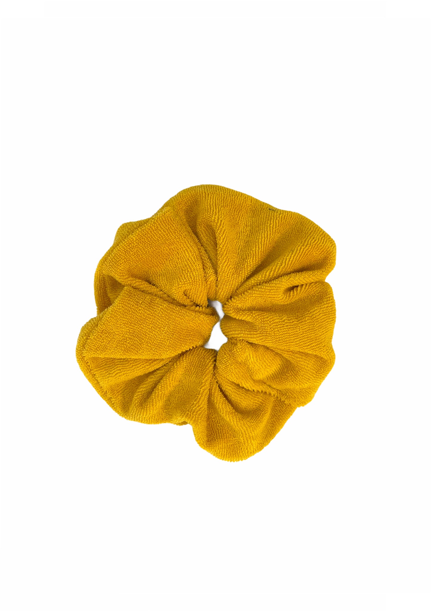 Yellow Towel Scrunchie