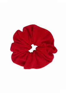 Red Towel Scrunchie