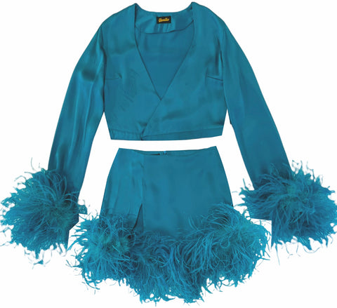 Teal Feather Matching Set - PRE ORDER