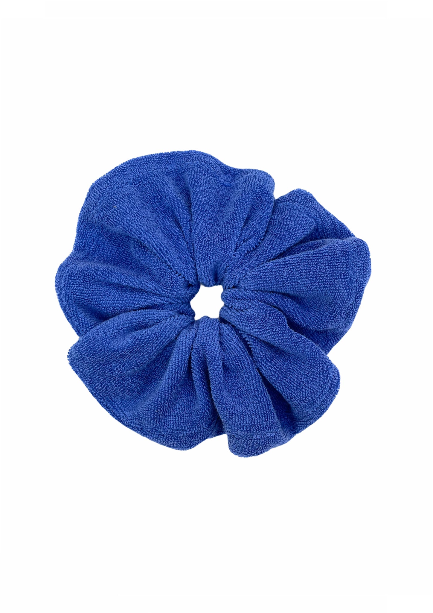 Royal Blue Towel Scrunchie