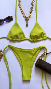 Chartreuse Denim Bikini